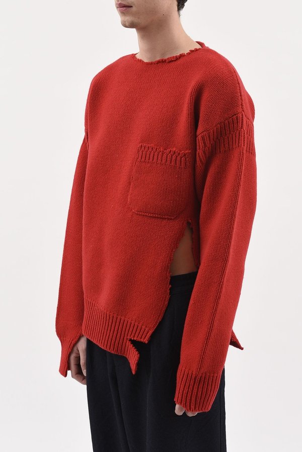 marni distressed sweater