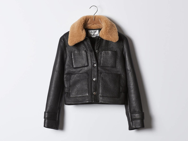Acne Studios Acne Felipa Leather Jacket Garmentory