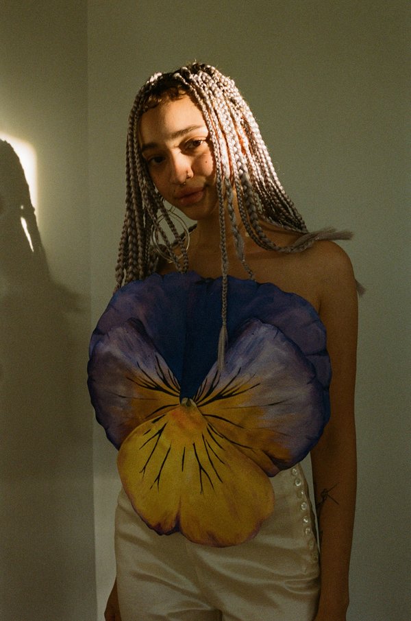 Tyler McGillivary Purple Pansy Top