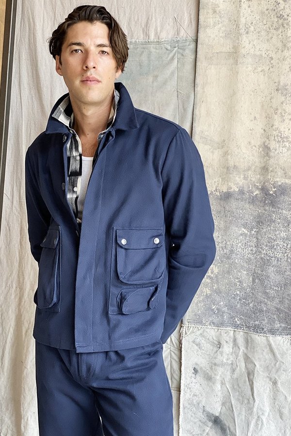 NATIVE YOUTH Patton Jacket Navy Garmentory
