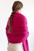 Auntie Oti Wool Throw - Hot Pink - Thumbnail 1