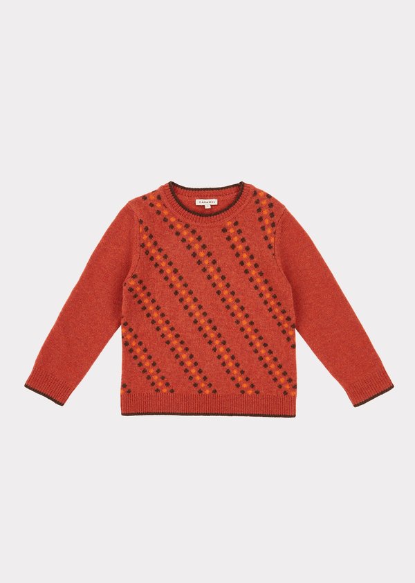 kids Caramel Egret Jumper - Cinnamon kids Caramel Egret Jumper - Cinnamon