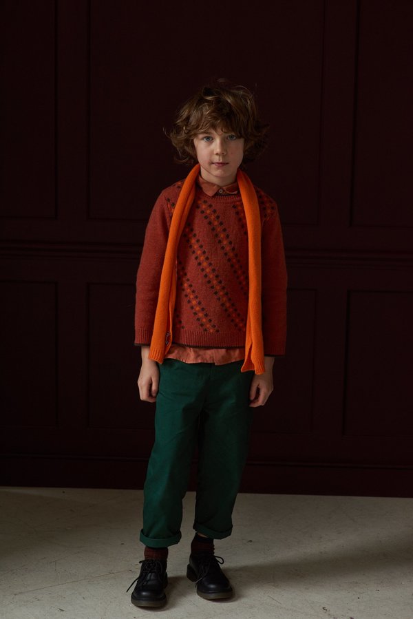 kids Caramel Egret Jumper - Cinnamon kids Caramel Egret Jumper - Cinnamon