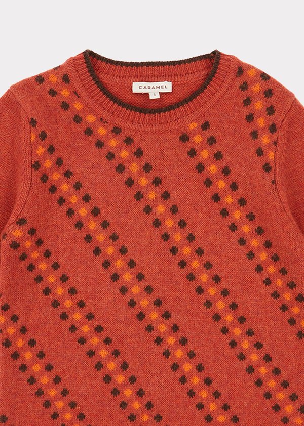 kids Caramel Egret Jumper - Cinnamon kids Caramel Egret Jumper - Cinnamon