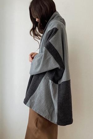 Atelier Delphine Haori Coat Patched Boa Atelier Delphine Haori Coat Patched Boa