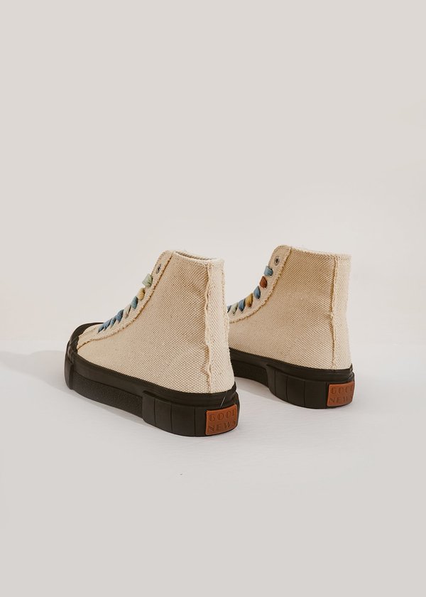 Oatmeal/Black Palm Core Sneakers