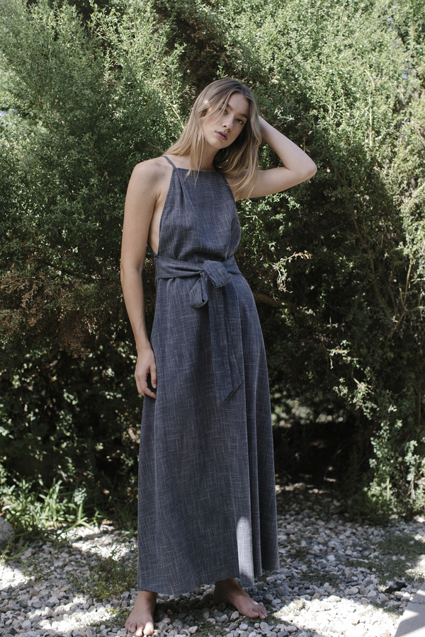 Six Crisp Days Kalyma Dress - Charcoal Six Crisp Days Kalyma Dress - Charcoal