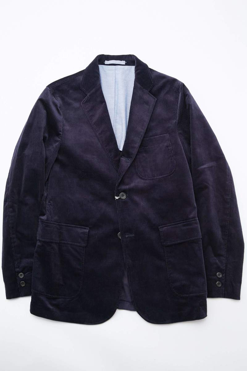 Beams Plus Corduroy 3B Jacket - Navy | Garmentory
