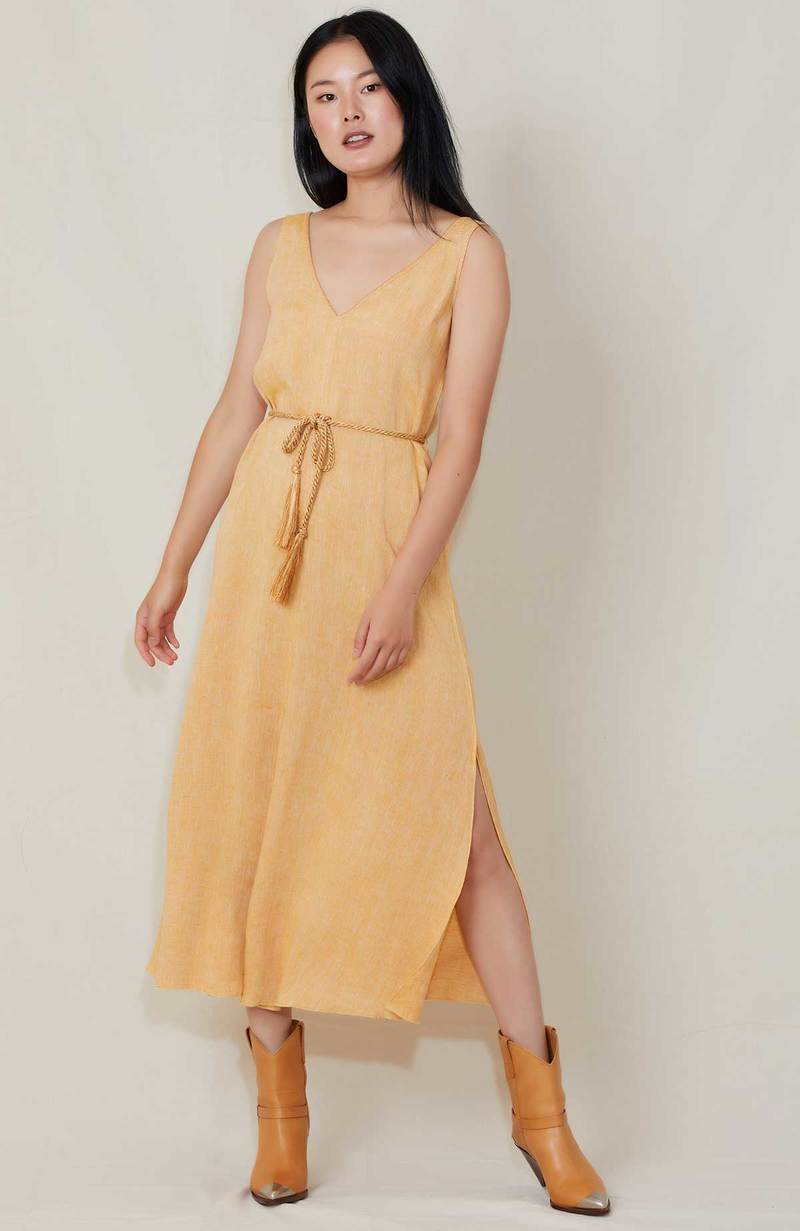 Forte Forte Belted Linen Dress - AMBRA 1004