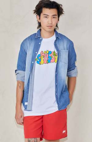Frank & Eileen Luke Distressed Denim Shirt - Indigo Frank & Eileen Luke Distressed Denim Shirt - Indigo