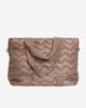 HVISK COAST QUILTED WAVY BAG - MUSHROOM - Thumbnail 3