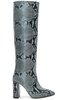 Paris Texas Python Print 100 Heel Boot - JEANS - Thumbnail 3