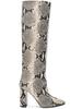 Paris Texas Python Print 100 Heel Boot - JEANS - Thumbnail 6