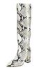 Paris Texas Python Print 100 Heel Boot - JEANS - Thumbnail 7