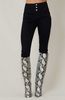Paris Texas Python Print 100 Heel Boot - JEANS - Thumbnail 2