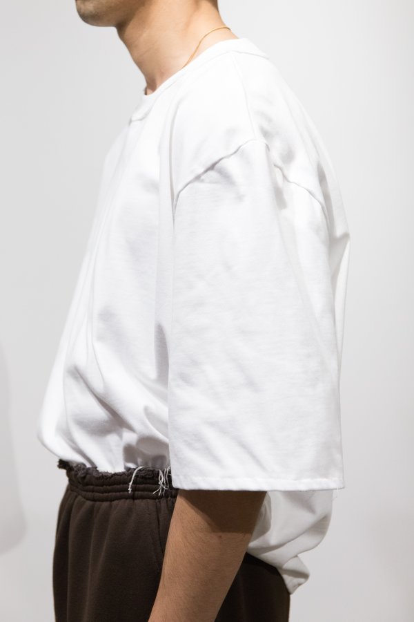 Camiel Fortgens Oversized Cotton Short Sleeve Tee - White Camiel Fortgens Oversized Cotton Short Sleeve Tee - White