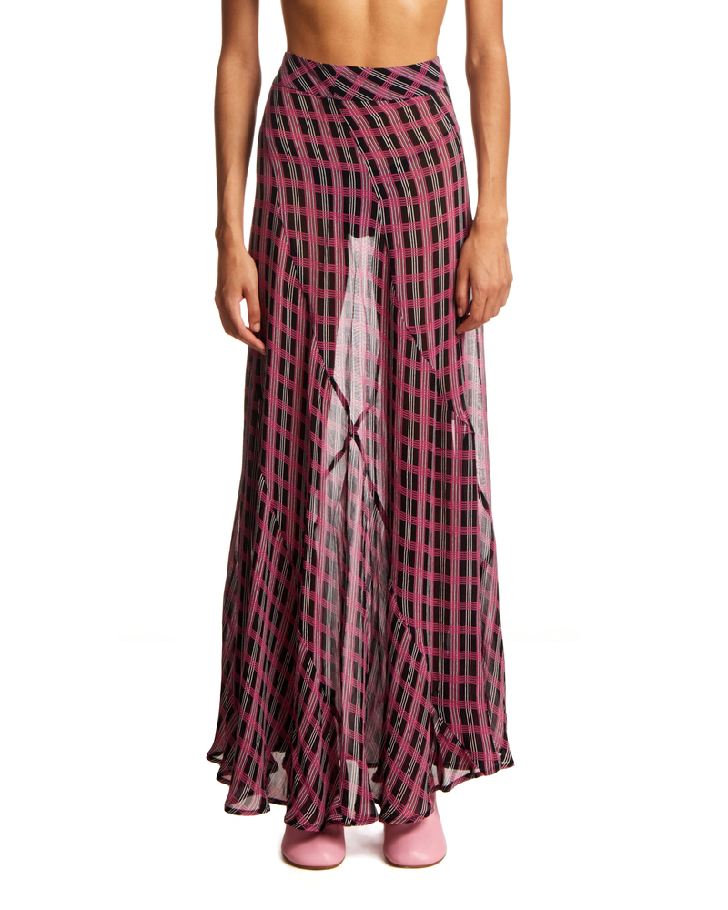 GANNI Printed Georgette Maxi Skirt | Garmentory