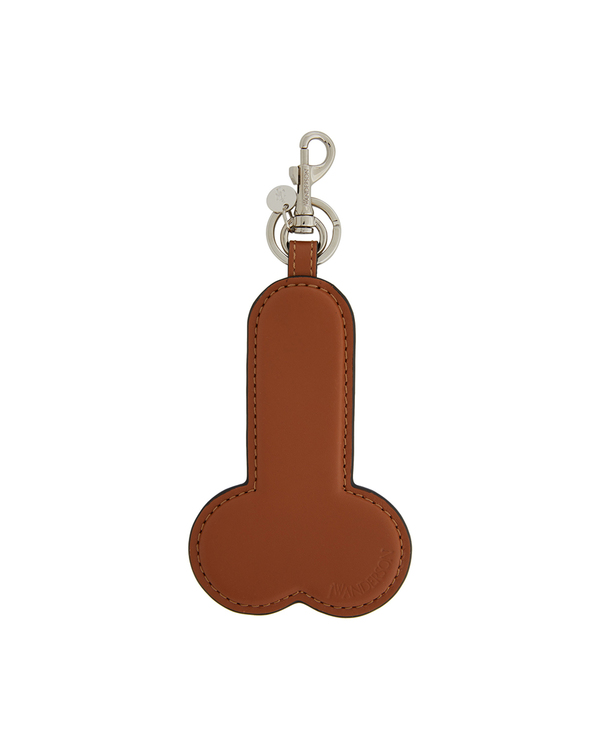 JW Anderson Penis Keyring - Brown | Garmentory