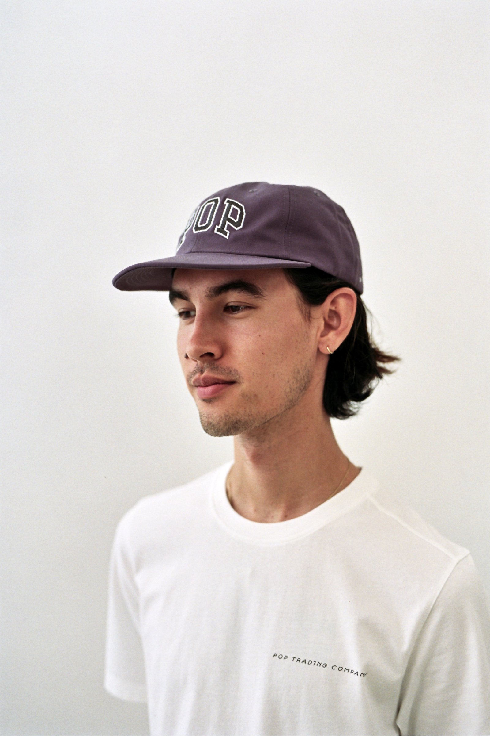 Pop Trading Company - Embroidered Denim Cap Pop Trading Company