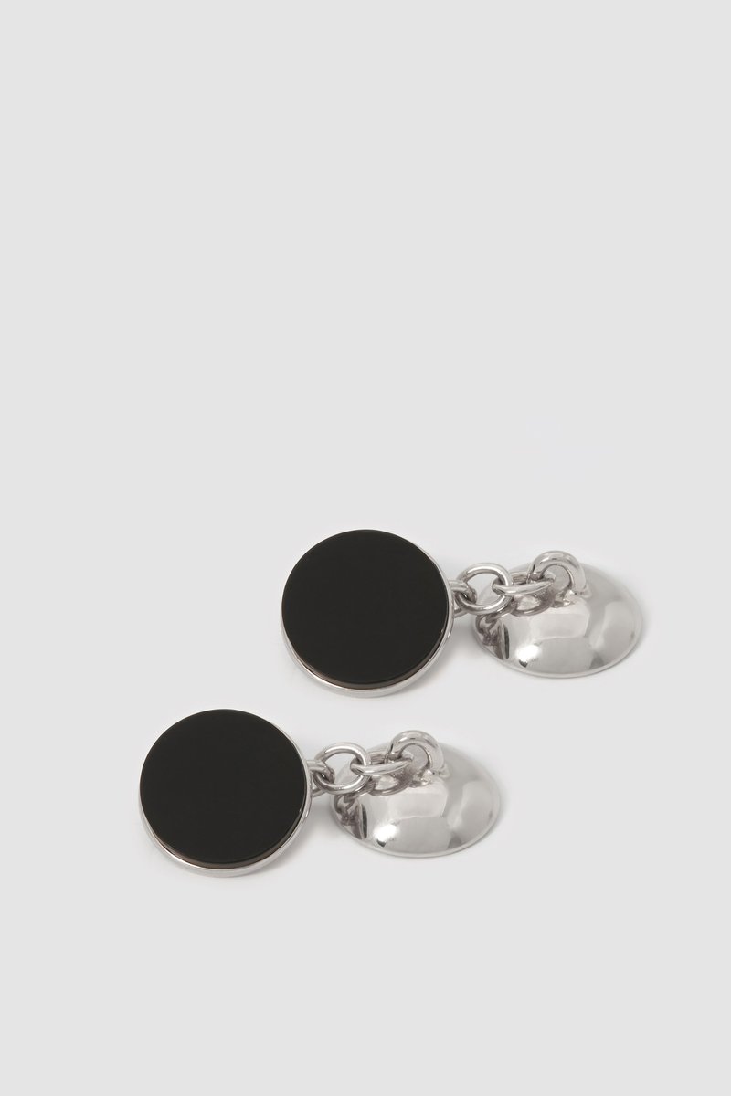 Mother of Pearl Cufflinks White Rhodium