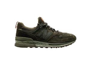 New Balance 574 Sport Suede Olive/Green 