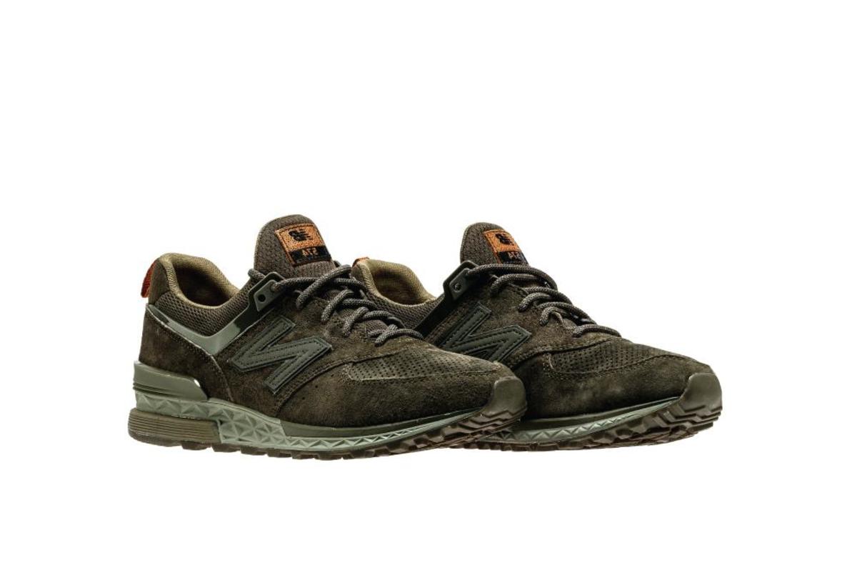 New Balance 574 Sport (MS574CA) sneaker in an olive/green W New Balance MS574CA & MS574CB // Available Now main image 4