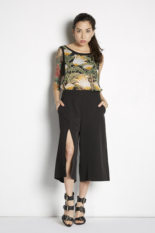 Culottes with Front Slit Culottes with Front Slit