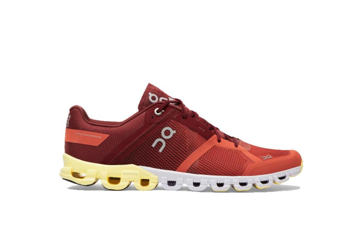 On Shoes Cloudflow Sneaker - Rust Limelight | Garmentory display picture 2