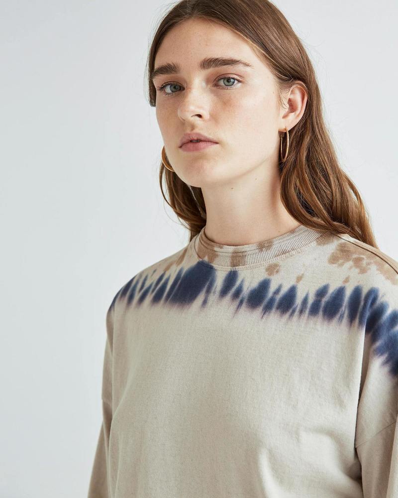 Richer Poorer Relaxed Long Sleeve Pullover - Tie Dye
