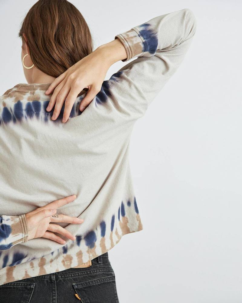 Richer Poorer Relaxed Long Sleeve Pullover - Tie Dye
