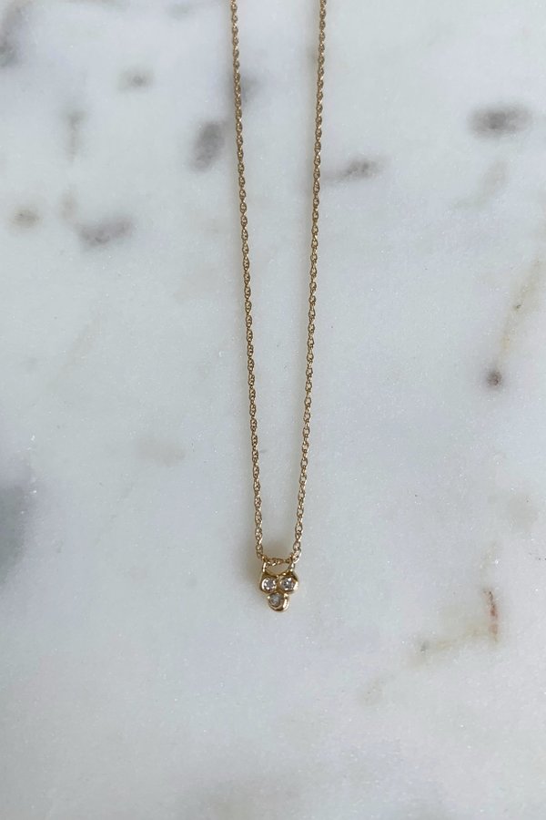 Blanca Monrós Gómez Triple Seed Necklace - 14k Yellow Gold Blanca Monrós Gómez Triple Seed Necklace - 14k Yellow Gold