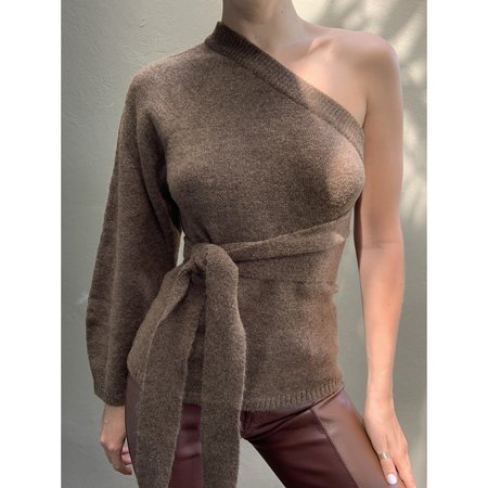 nanushka one shoulder sweater