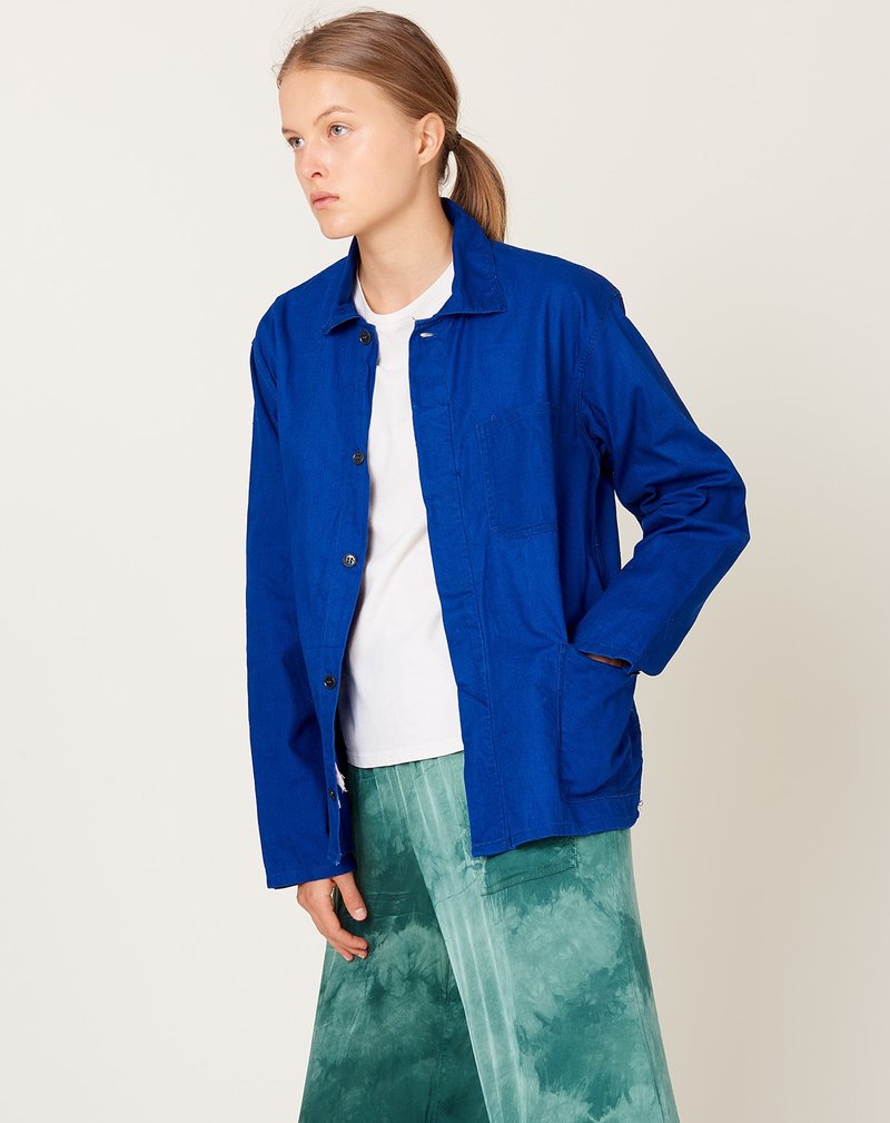 Vintage Chore Coat - Bright Indigo
