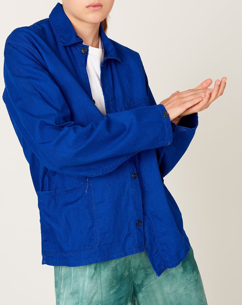 Vintage Chore Coat - Bright Indigo
