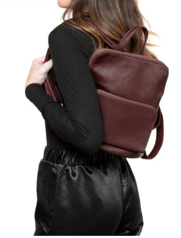 Joy Susan Vegan Leather Mini Backpack - Baby Blue | Garmentory display picture 2