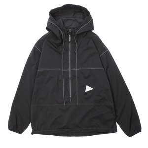 And Wander Pertex Wind Pullover - Black | Garmentory