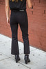 Grlfrnd Joan Crop Flare Jean in Black Magic Woman - Thumbnail 5