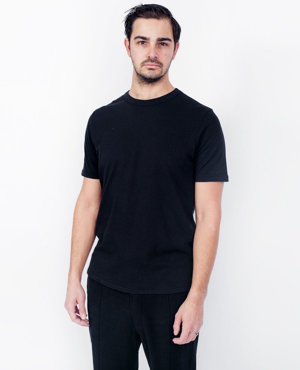 LES BASICS Crew Tee - Black LES BASICS Crew Tee - Black