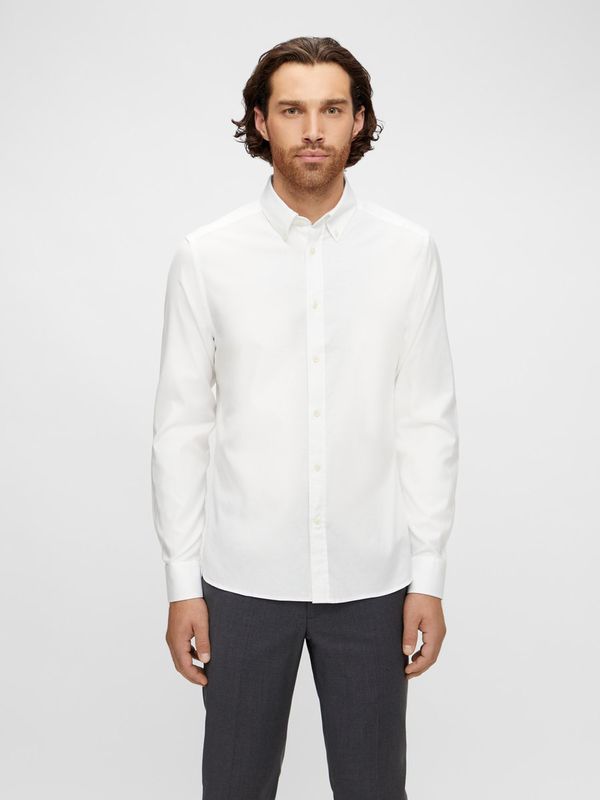 j lindeberg dress shirts J Lindeberg Shirt Mens Large 16.5 Button Up White Dress Casual Adult