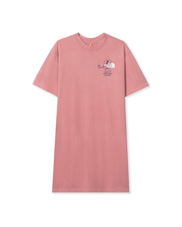 rose t shirt dress