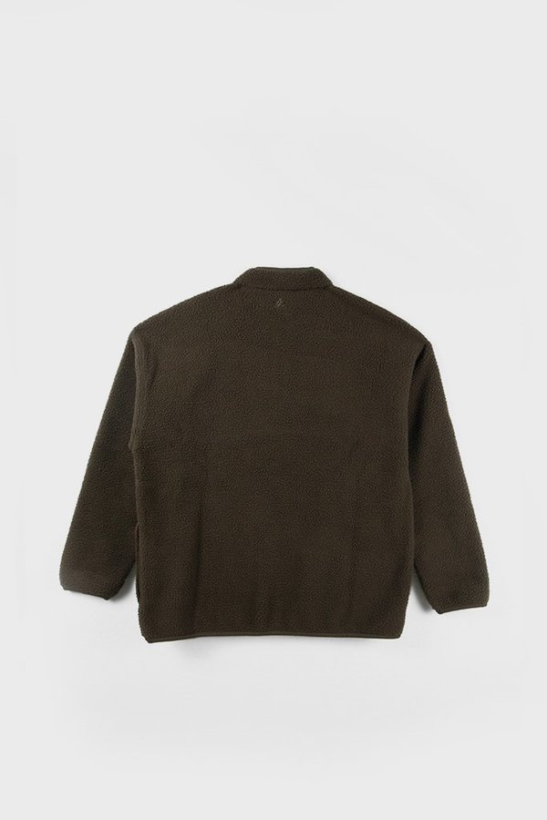 Gramicci Boa Fleece Pullover Shirt - Olive | Garmentory