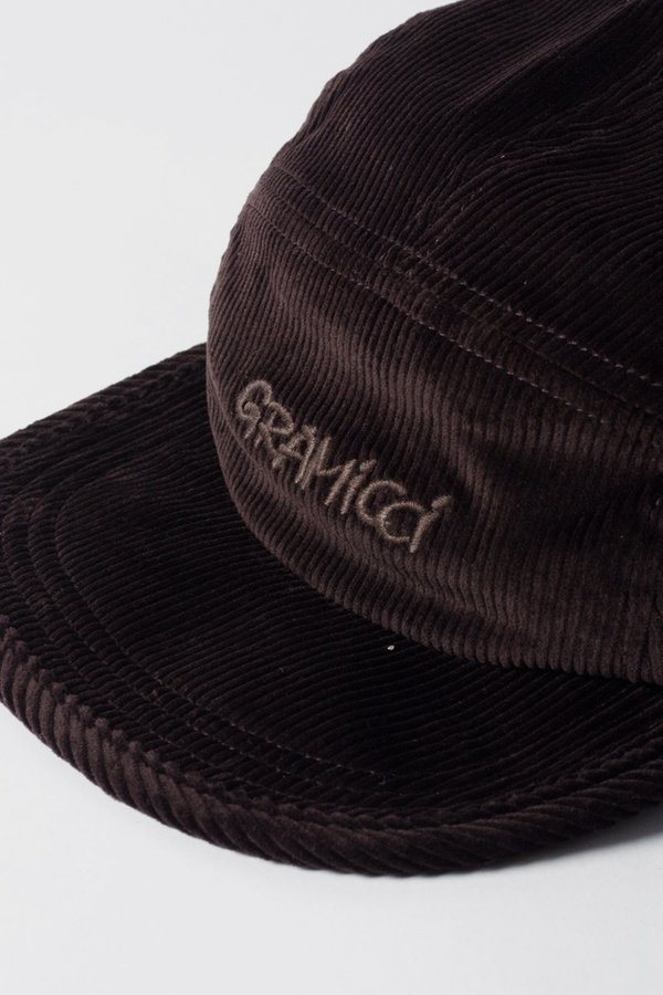 Gramicci Corduroy Jet Cap - Dark Brown 