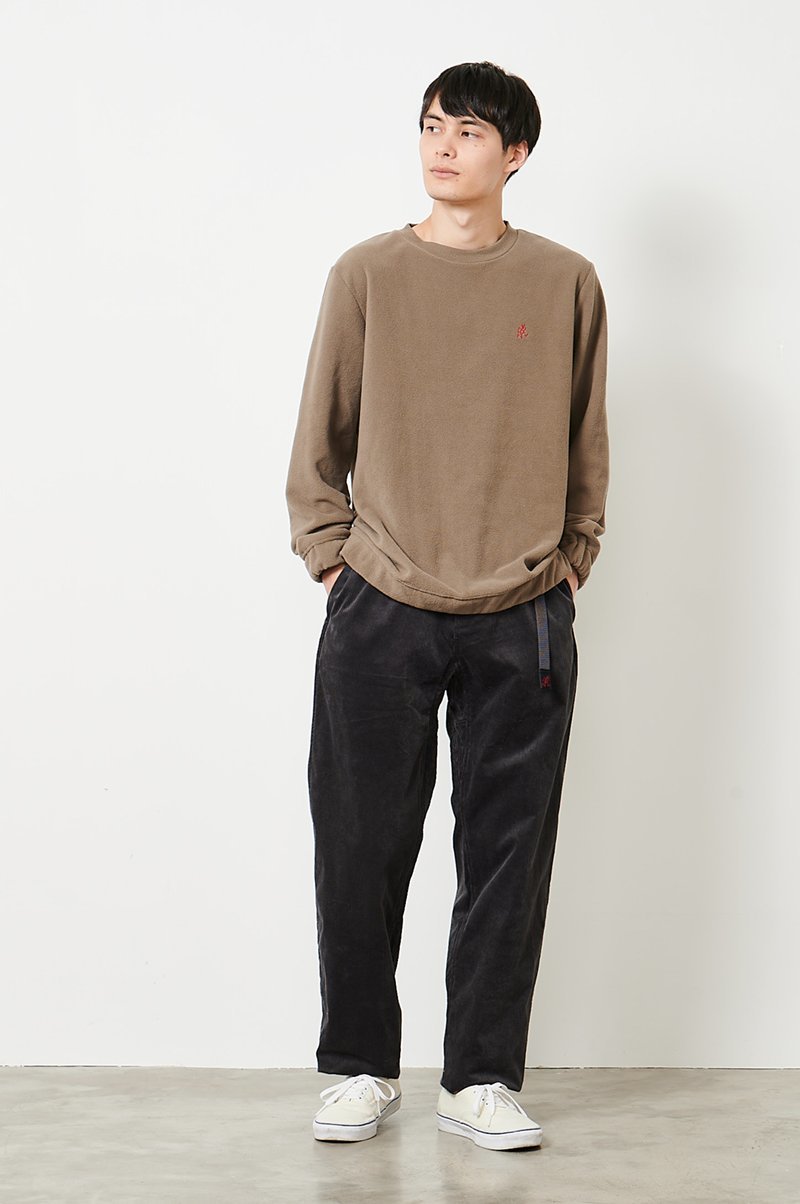新品 GRAMICCI CORDUROY TUCK TAPERED PANTS Gramicci Corduroy Tuck Tapered Pants - Dark Brown | Garmentory