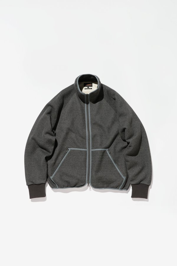 Beams Plus Military liner jersey jacket charcoal Garmentory