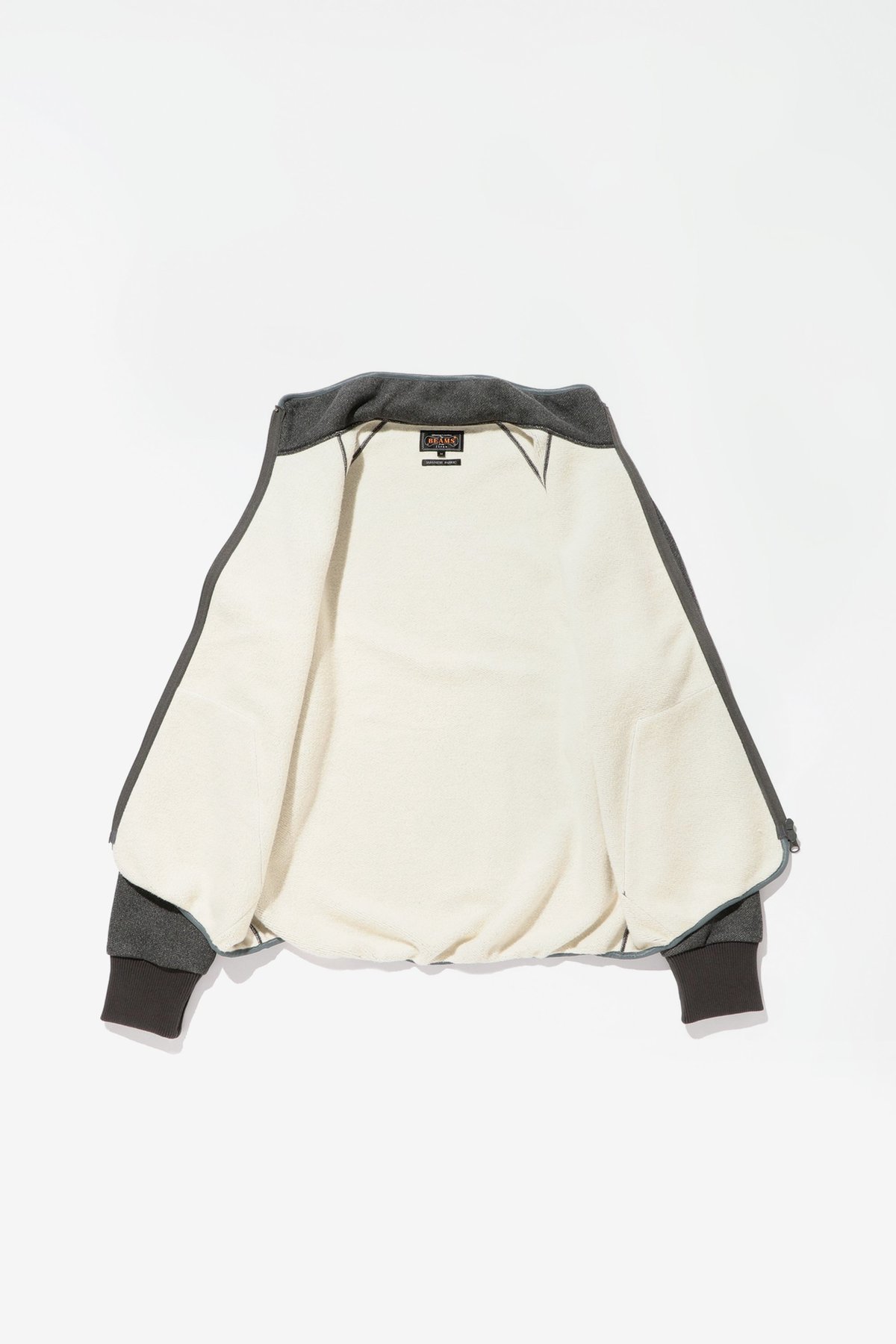 Beams Plus Military liner jersey jacket charcoal Garmentory