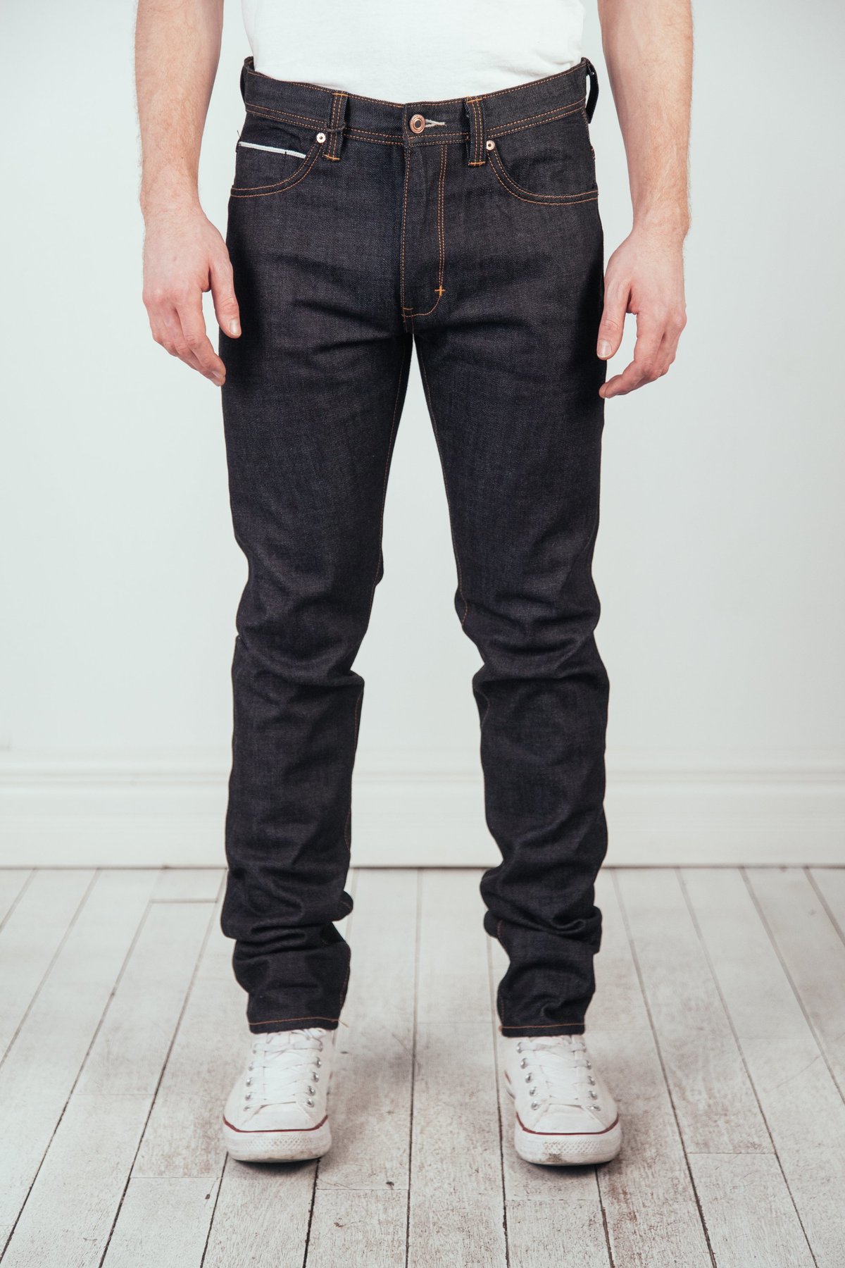 NEUW Lou Slim Jean - Raw Selvedge Blue - Image 1 of 7
