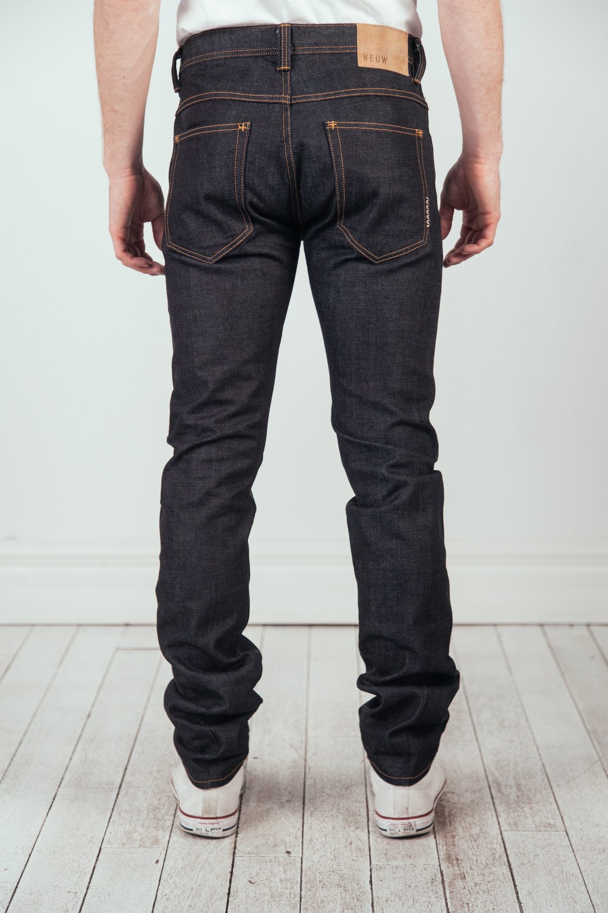 NEUW Lou Slim Jean - Raw Selvedge Blue - Image 4 of 7