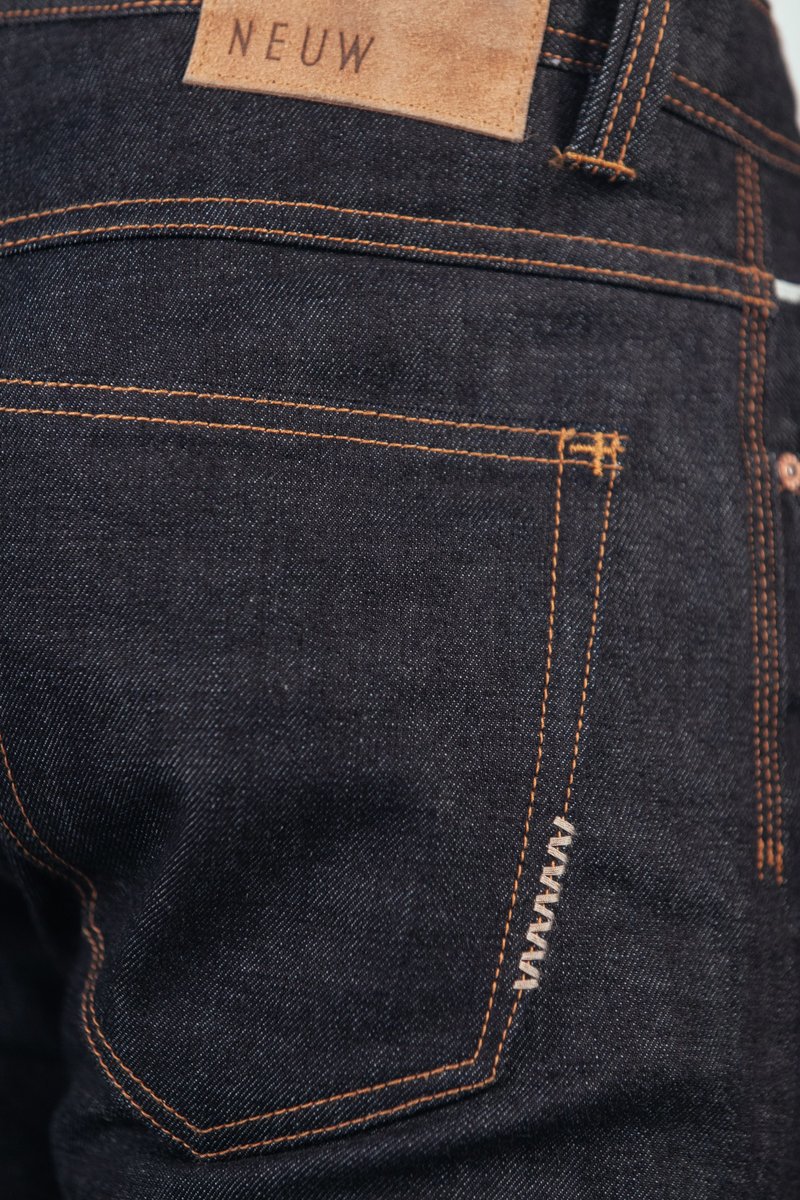 NEUW Lou Slim Jean - Raw Selvedge Blue