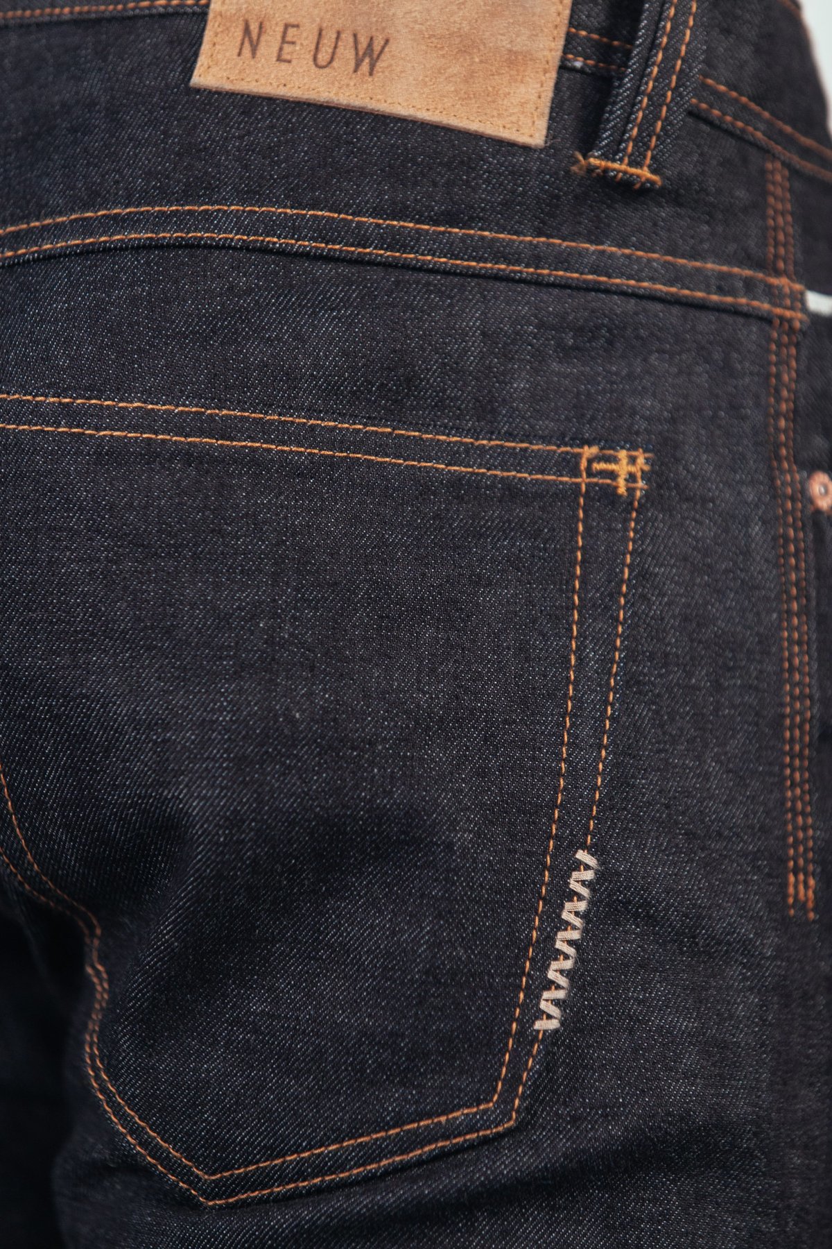 NEUW Lou Slim Jean - Raw Selvedge Blue - Image 6 of 7