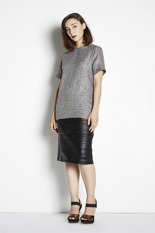 Pleated Pencil Skirt Pleated Pencil Skirt